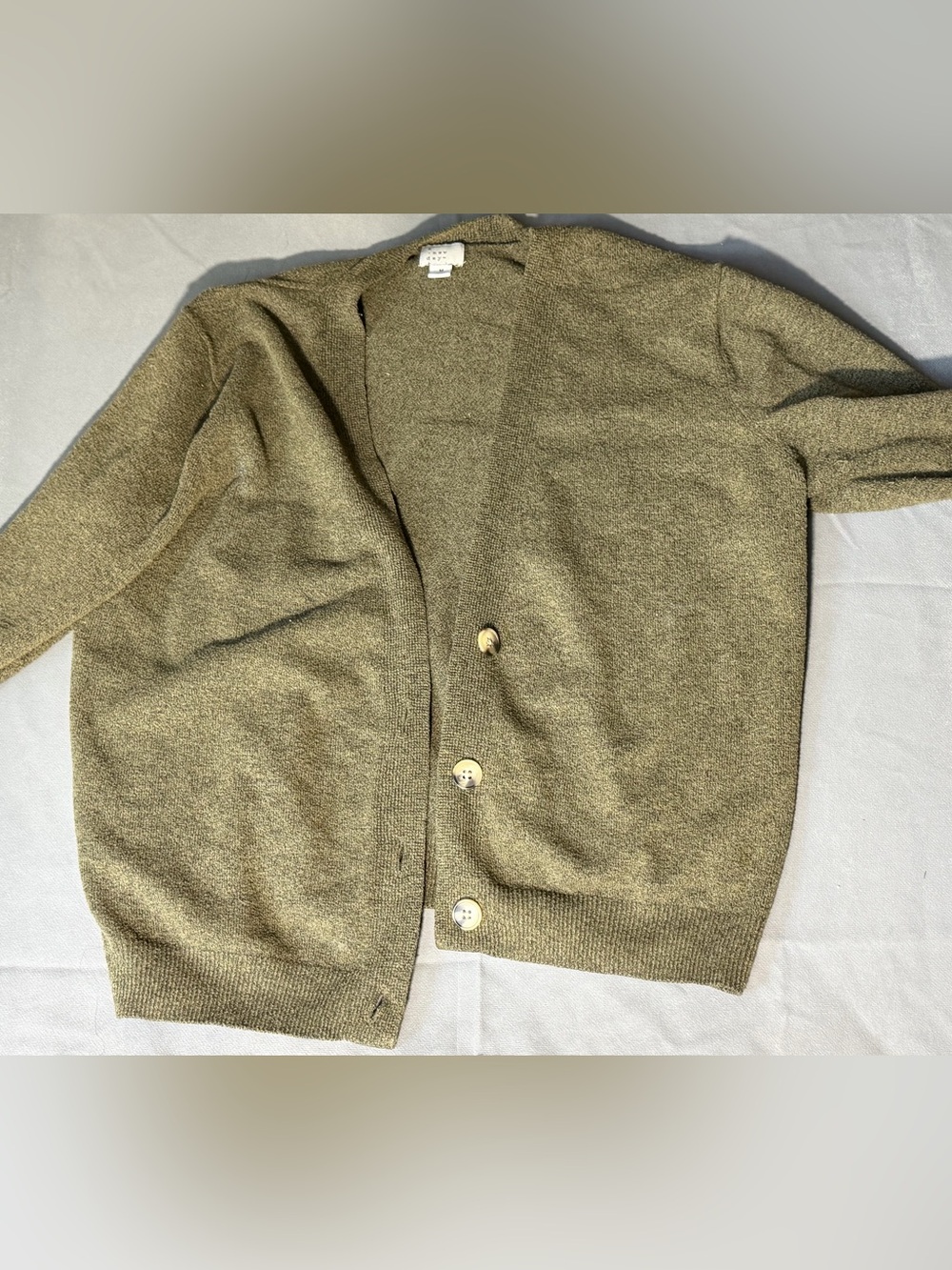 a new day Olive Green Button-Front Cardigan